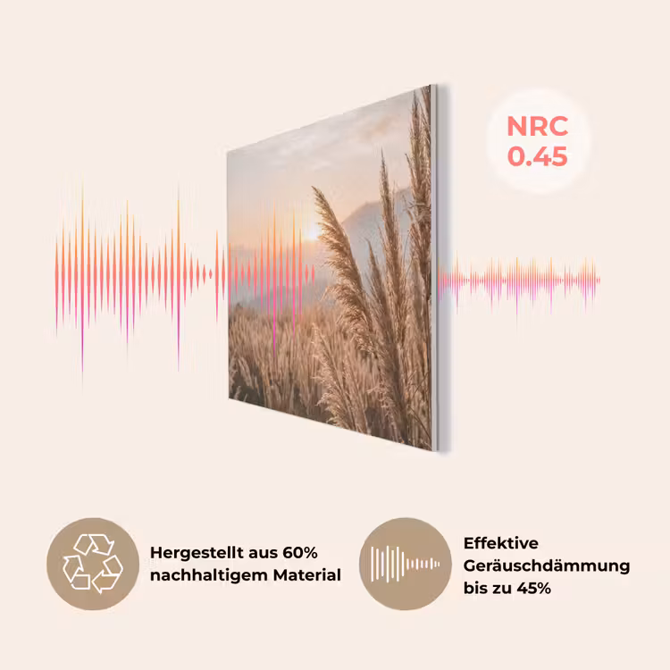 Gras - Veld - Zon - Natuur PET vilt klein -USP_DE