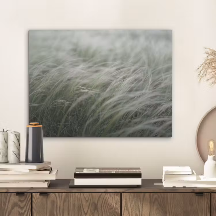 Gras - Wazig - Natuur - Groen - Zacht PET vilt klein -sfeer1