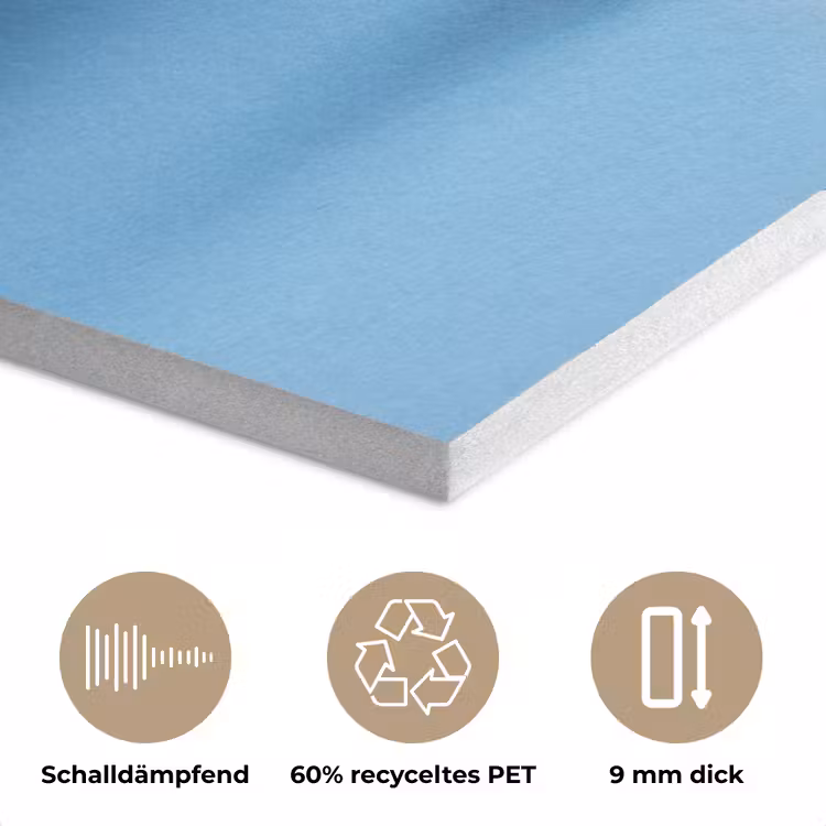 Badeend - Handdoek - Blauw PET vilt klein -closeup_DE