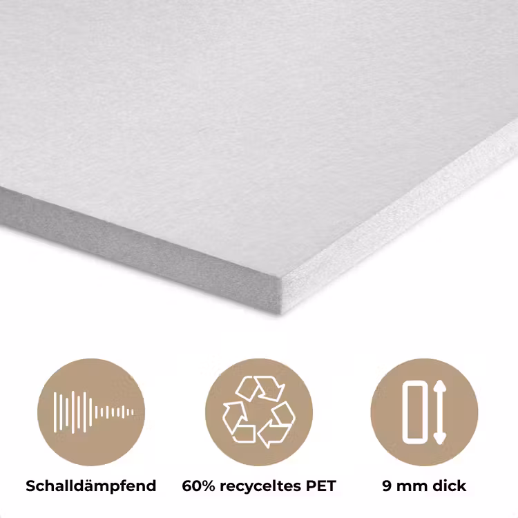 Badeend - Minimalistisch - Wit PET vilt klein -closeup_DE