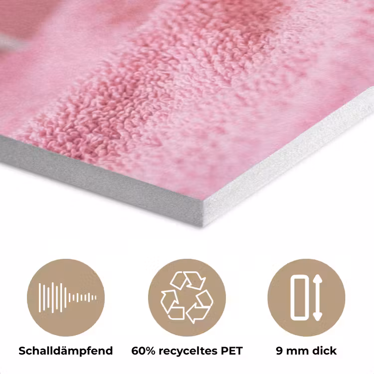Badeend -Strik - Roze PET vilt klein -closeup_DE