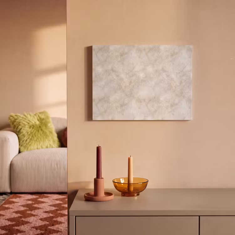 Lichtbeige - Goudbruine Nerven - Marmer PET vilt klein 837 -sfeer1