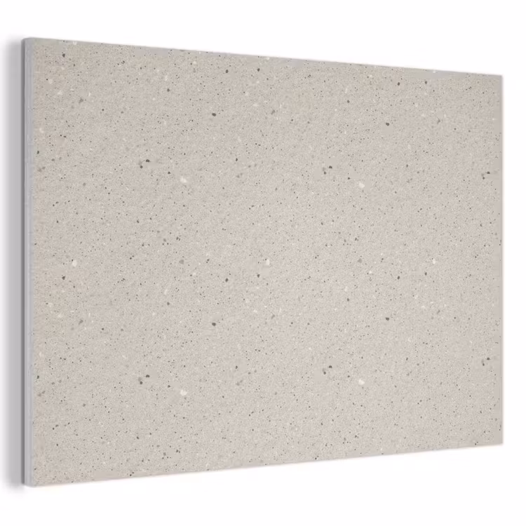 Lichtbeige - Terrazzo - Grijs PET vilt klein 837 -3d