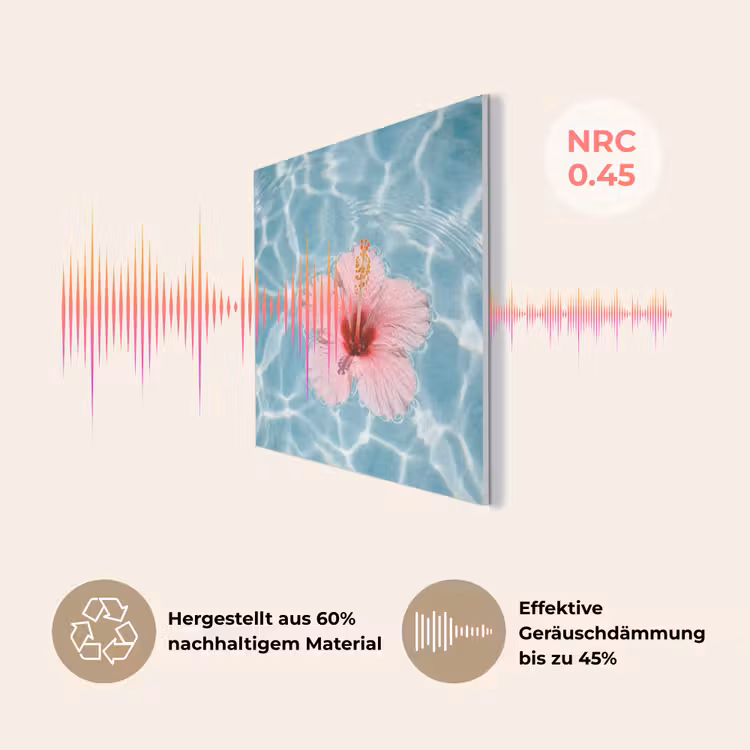 Hibiscus - Water - Roze PET vilt klein -USP_DE
