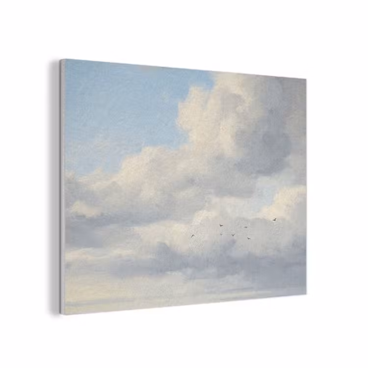 Lucht - Wolken - Natuur - Klassiek - Blauw PET vilt klein -3d