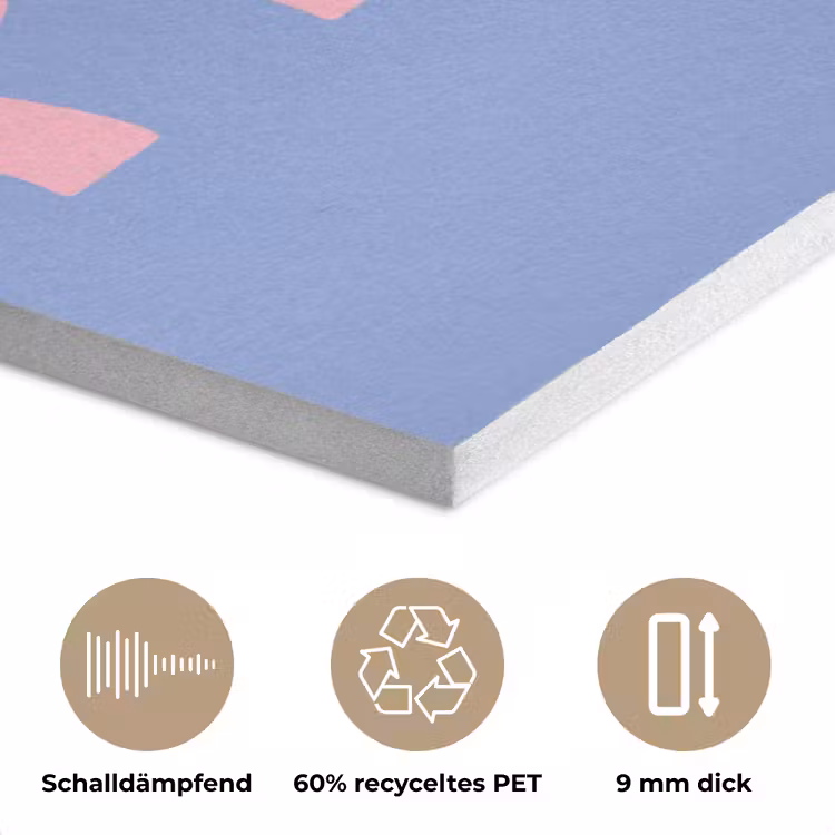 Pretty - Roze - Blauw - Golvend PET vilt klein -closeup_DE