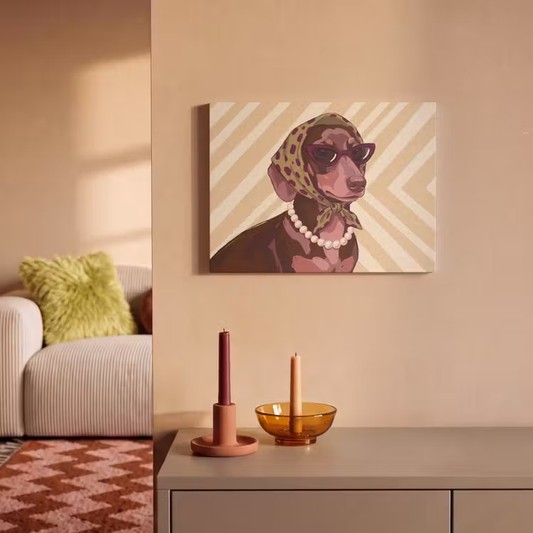 Hond - Zonnebril - Hoofddoek - Dieren - Modern PET vilt klein -sfeer1