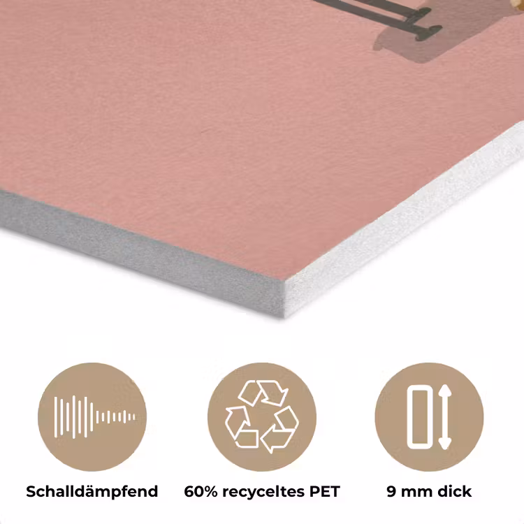 Illustratie - Bankje - Personen - Minimalistisch PET vilt klein -closeup_DE