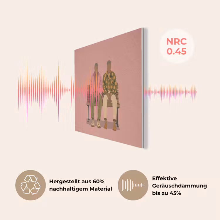 Illustratie - Bankje - Personen - Minimalistisch PET vilt klein -USP_DE