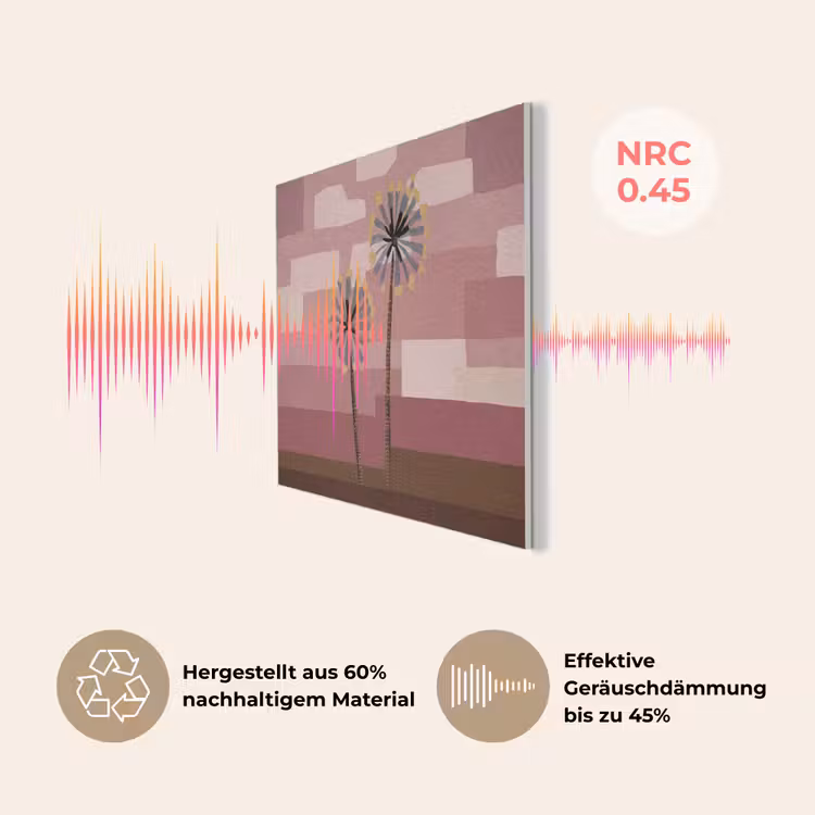 Illustratie - Bloemen - Vlakken - Abstract PET vilt klein -USP_DE