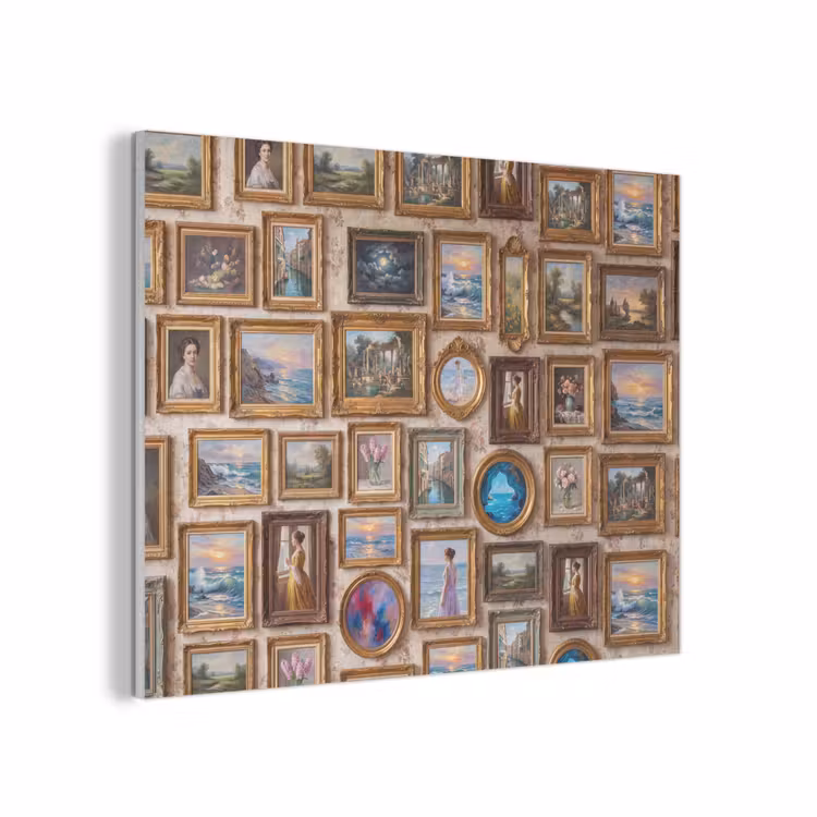 Interieur - Kunst - Collectie - Klassiek - Goud PET vilt klein -3d