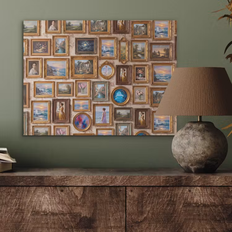 Interieur - Kunst - Collectie - Klassiek - Goud PET vilt klein -sfeer2