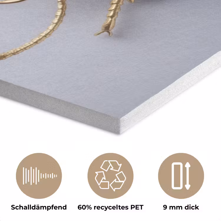 Kever - Delfts - Blauw - Goud PET vilt klein -closeup_DE