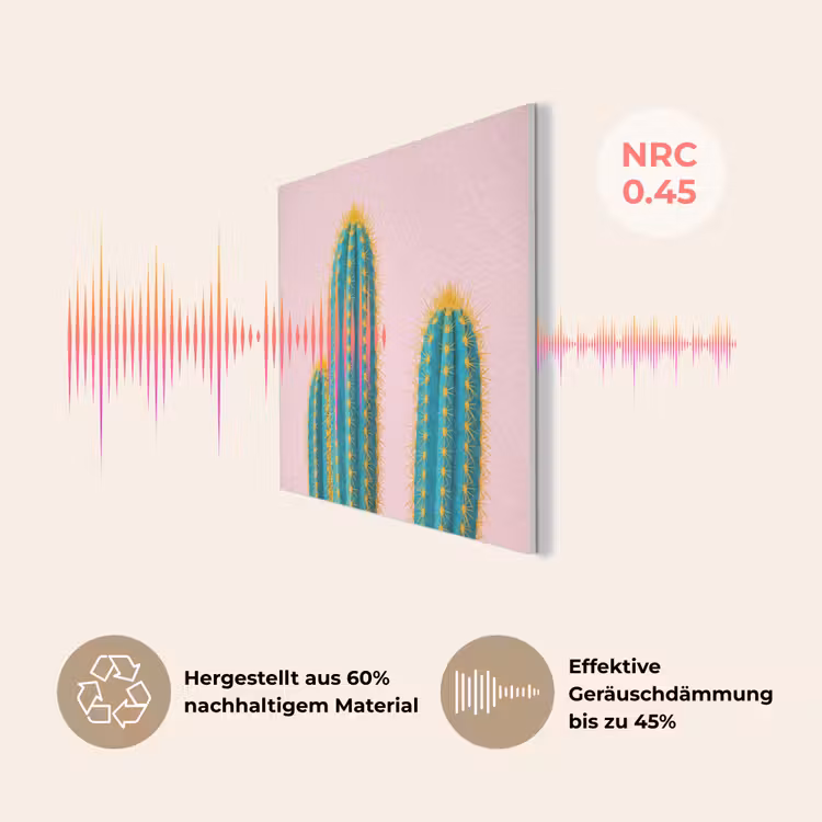 Cactussen - Modern - Pastel PET vilt klein -USP_DE