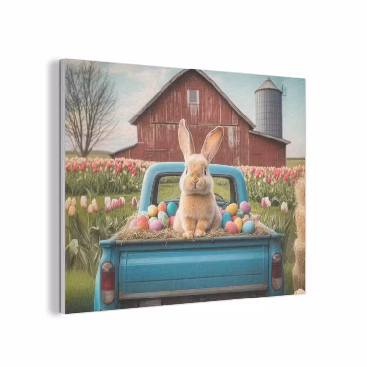 Konijn - Boerderij - Eieren PET vilt klein -3d