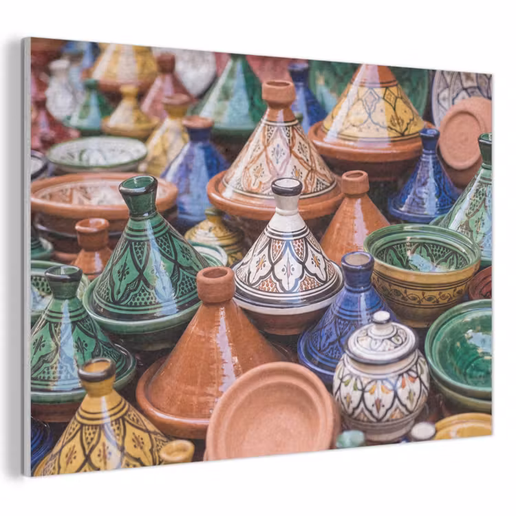 Akustikbild - Keramik – Bunt – Muster - Aardewerk - Kleurrijk - Patroon PET vilt klein
