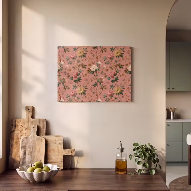 Klassiek - Botanisch - Roze PET vilt klein 837 -sfeer2