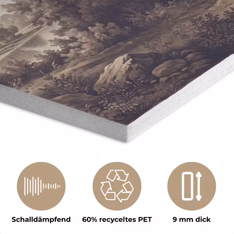 Klassiek - Landschap - Sereen PET vilt klein -closeup_DE