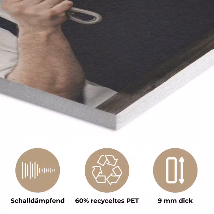 Koks - Koekenpannen - Keuken PET vilt klein -closeup_DE