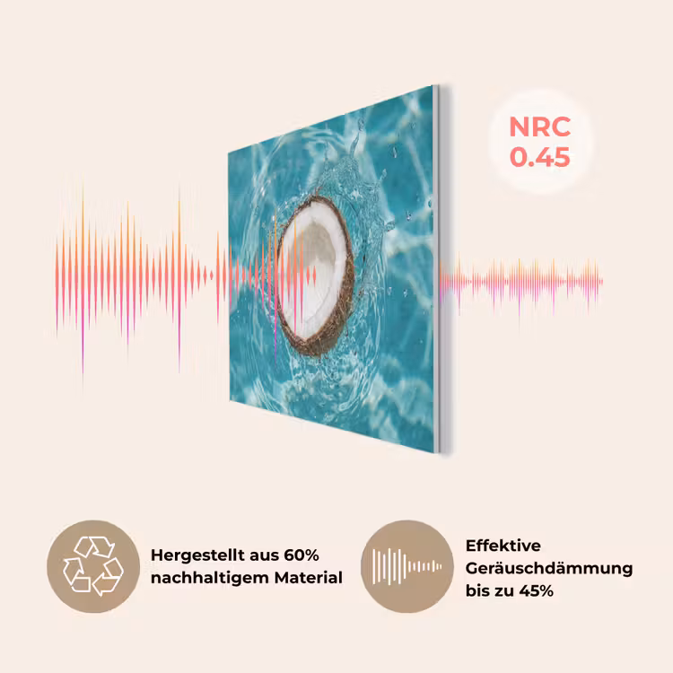 Kokosnoot - Water - Wit PET vilt klein -USP_DE