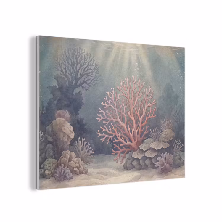 Koraal - Onderwater - Natuur - Roze PET vilt klein -3d