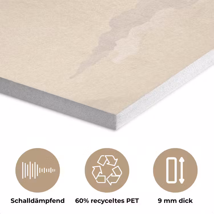 Kraanvogels - Bloesem - Beige PET vilt klein -closeup_DE