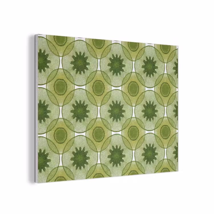 Cirkels - Patroon - Groen PET vilt klein 837 -3d