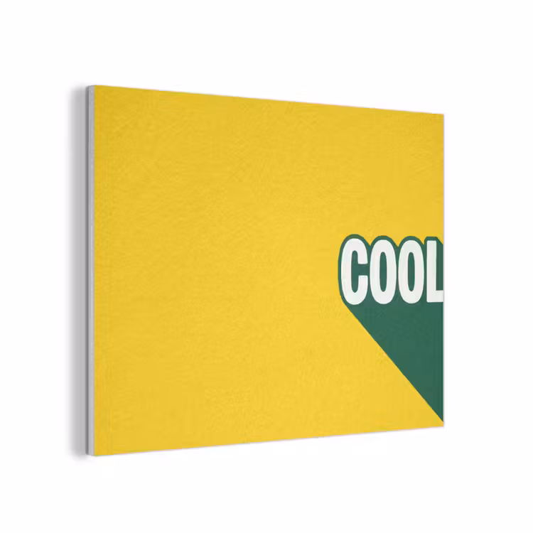 Cool - Geel - Groen PET vilt klein -3d
