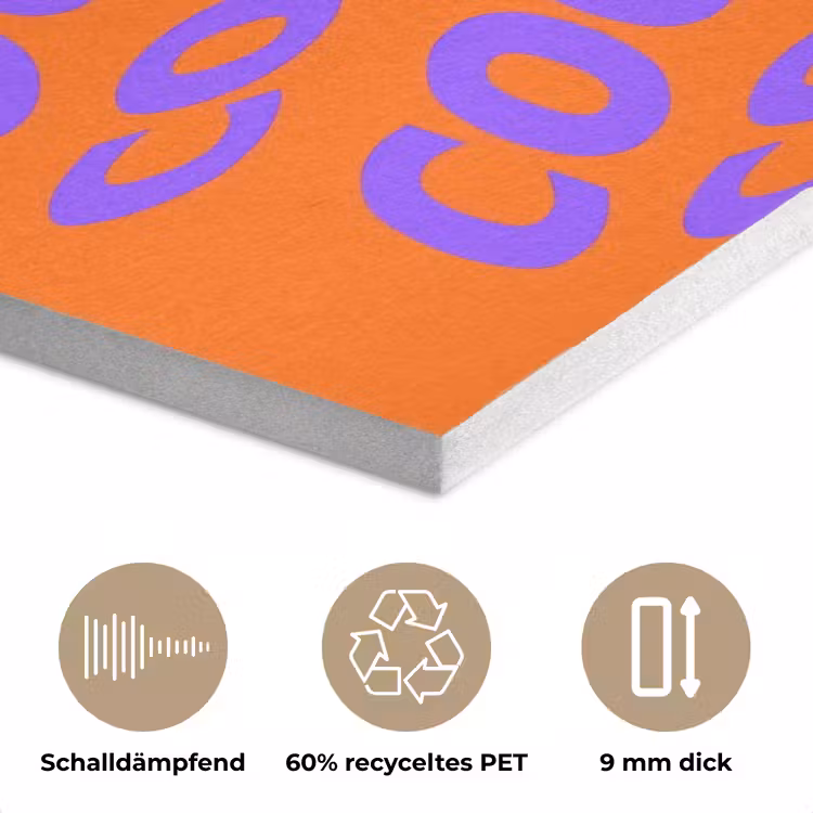 Cool - Paars - Oranje PET vilt klein -closeup_DE