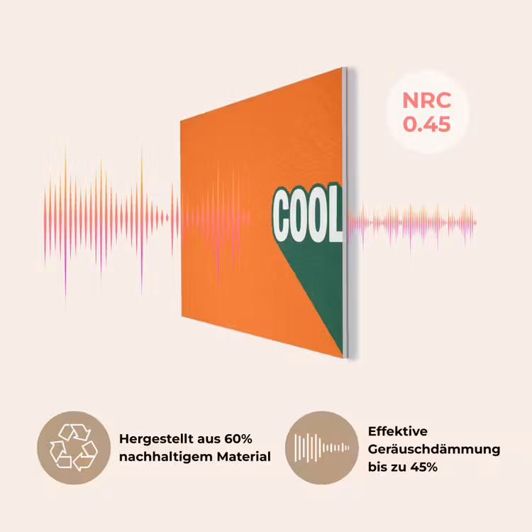Cool - Oranje - Groen PET vilt klein -USP_DE