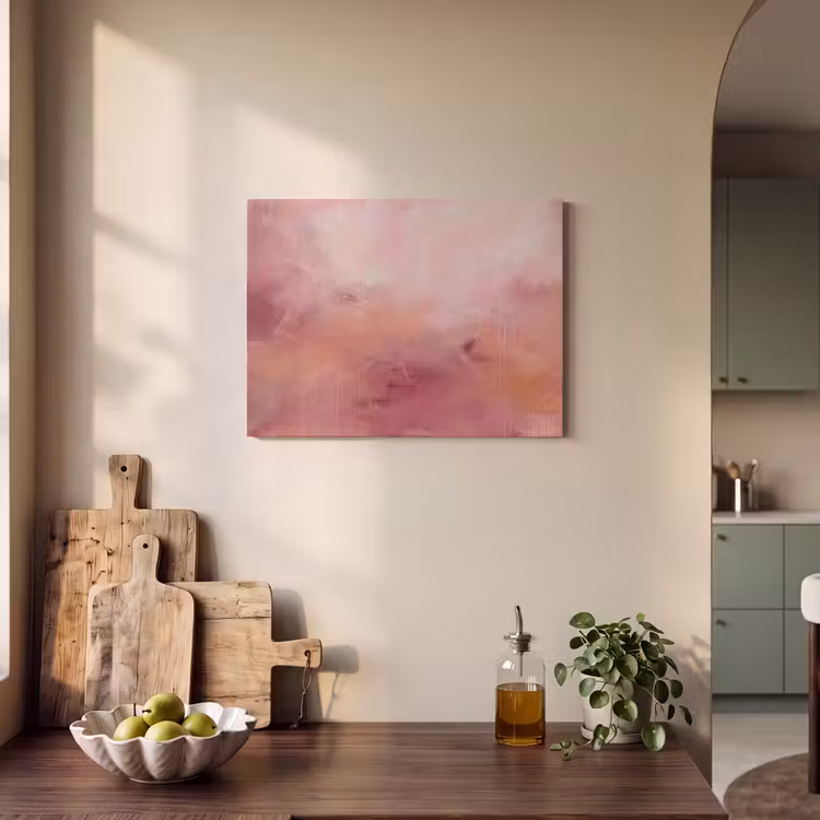 Kunst - Vloeiend - Pastel - Abstract PET vilt klein -sfeer2