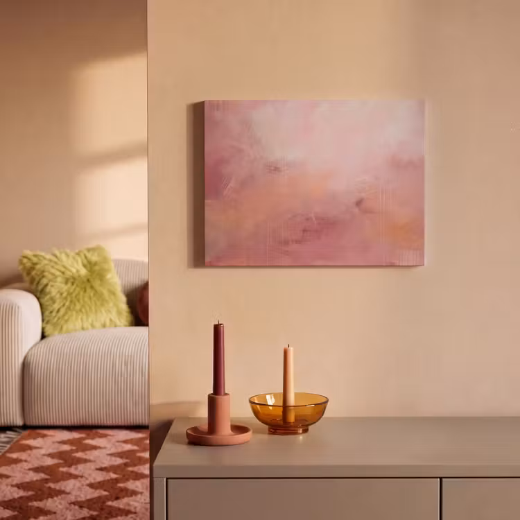 Kunst - Vloeiend - Pastel - Abstract PET vilt klein -sfeer1