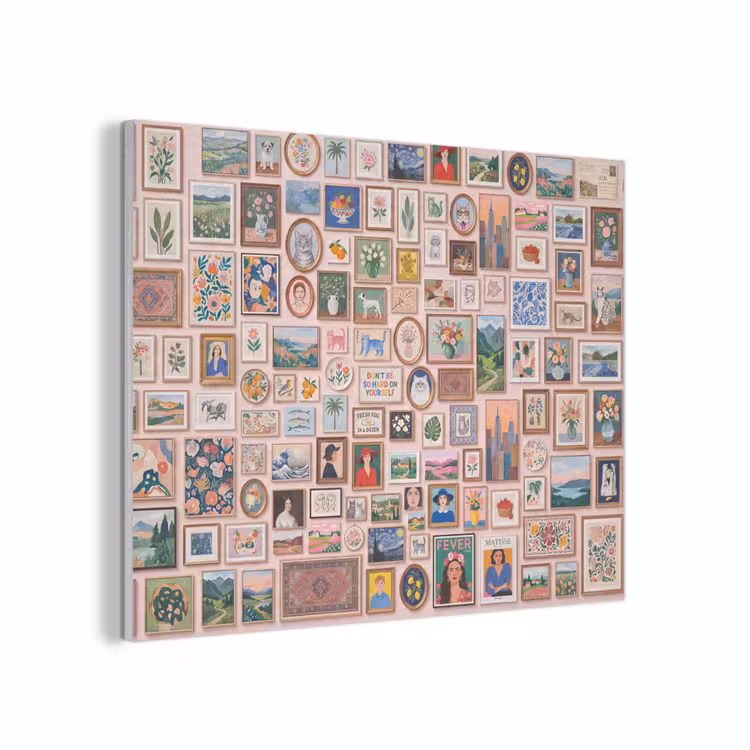 Kunst - Collectie - Decoratie - Modern - Kleurrijk PET vilt klein -3d