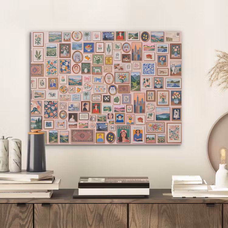 Kunst - Collectie - Decoratie - Modern - Kleurrijk PET vilt klein -sfeer1