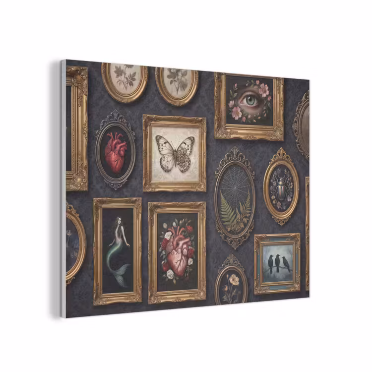 Kunst - Collectie - Vintage - Klassiek - Donker PET vilt klein -3d