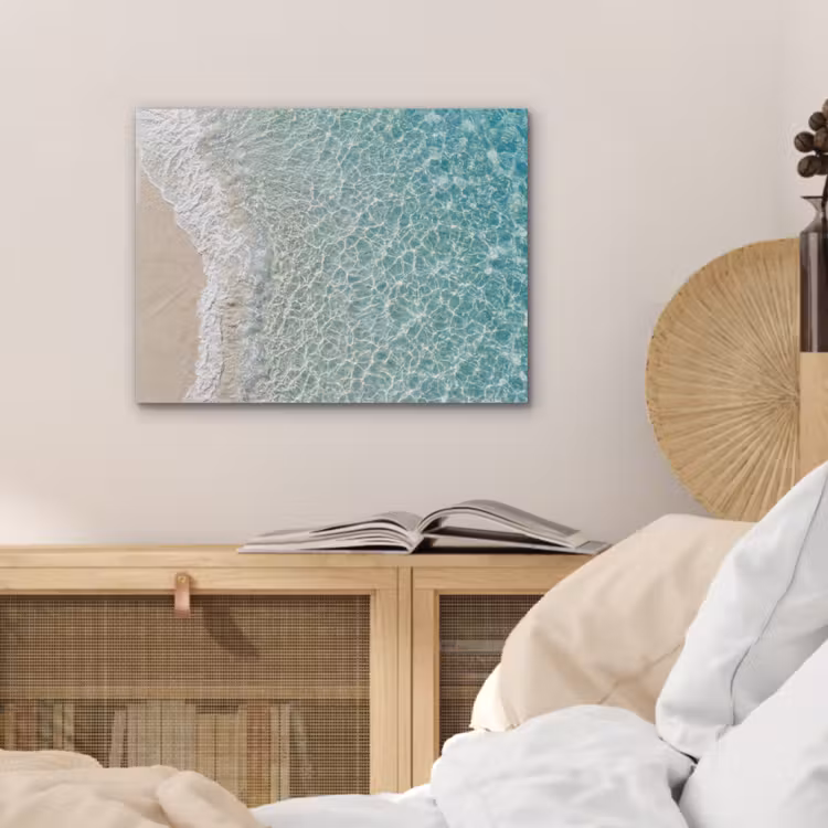 Kust - Zand - Blauw PET vilt klein -sfeer3