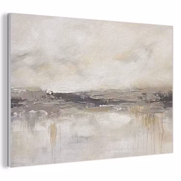 Landschap - Horizon - Natuur - Abstract - Neutraal PET vilt klein -3d