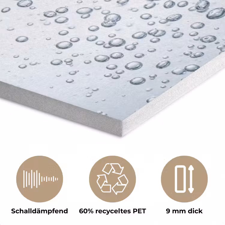 Luchtbellen - Water - Dynamisch PET vilt klein -closeup_DE