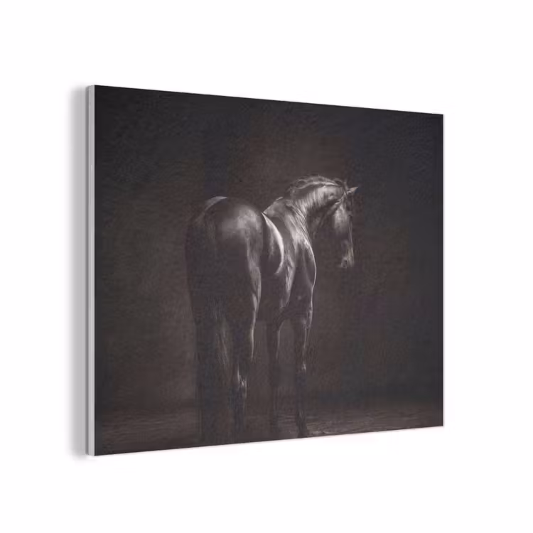 Krachtig - Paard - Donker PET vilt klein -3d