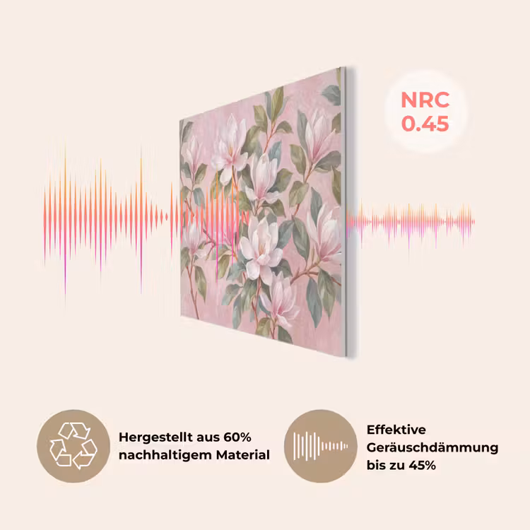 Magnolia's - Patroon - Roze PET vilt klein -USP_DE
