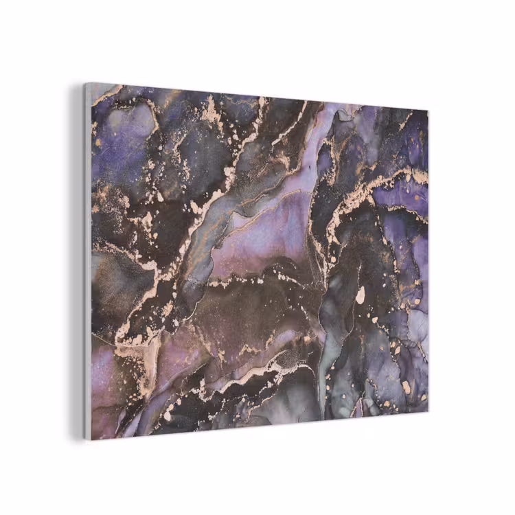 Marmer - Goud - Roze PET vilt klein -3d