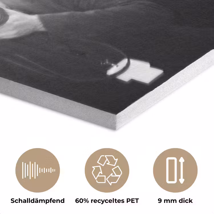 Mensen - Camera - Flitslicht - Zwart-wit - Media PET vilt klein -closeup_DE
