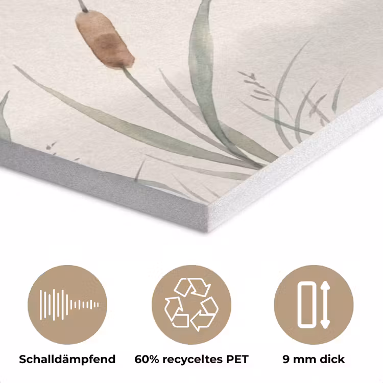 Minimalistisch - Bamboe - Groen PET vilt klein -closeup_DE
