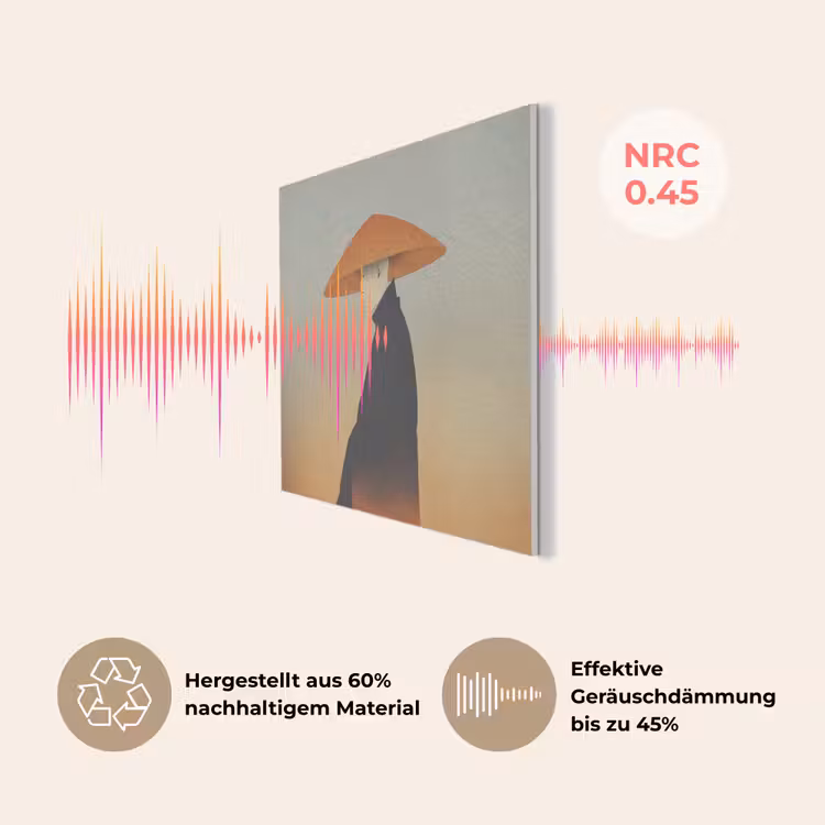 Minimalistisch - Silhouet - Oranje PET vilt klein -USP_DE