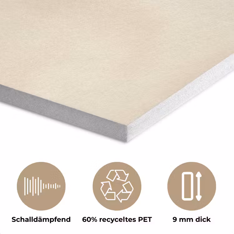 Minimalistisch - Tak - Bladeren - Zwart PET vilt klein -closeup_DE