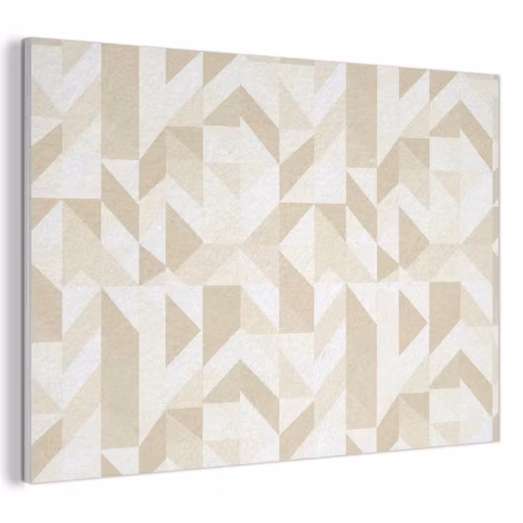 Modern - Abstract - Beige PET vilt klein 837 -3d