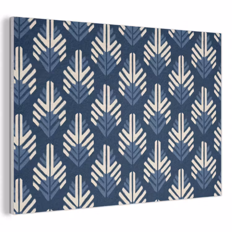Modern - Patroon - Blauw PET vilt klein 837 -3d