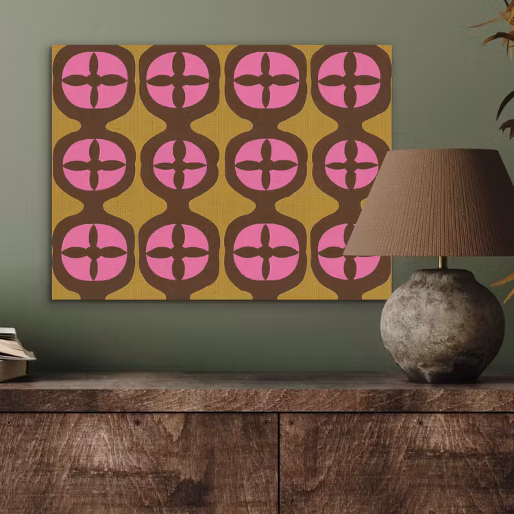 Modern - Patroon - Roze PET vilt klein 837 -sfeer2