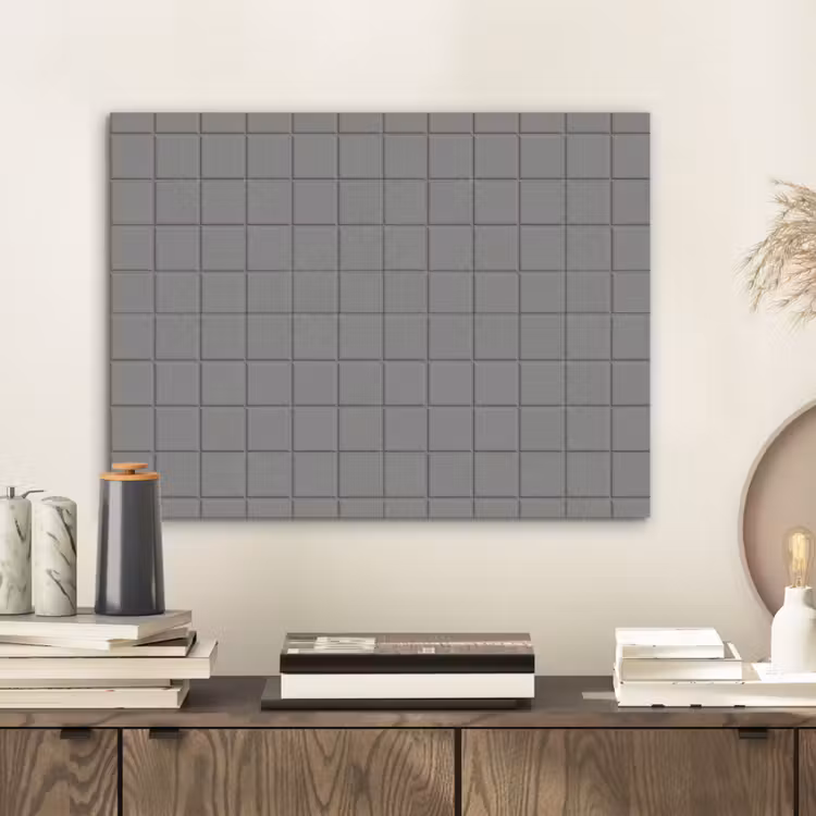 Modern - Patroon - Grijs PET vilt klein 837 -sfeer1