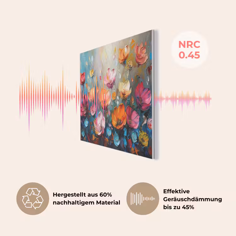 Klaprozen - Bloemen - Kunst - Botanisch PET vilt klein -USP_DE